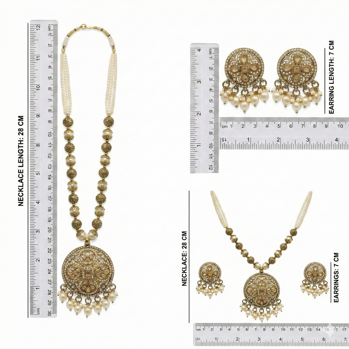 Pearl Necklace Set for Women