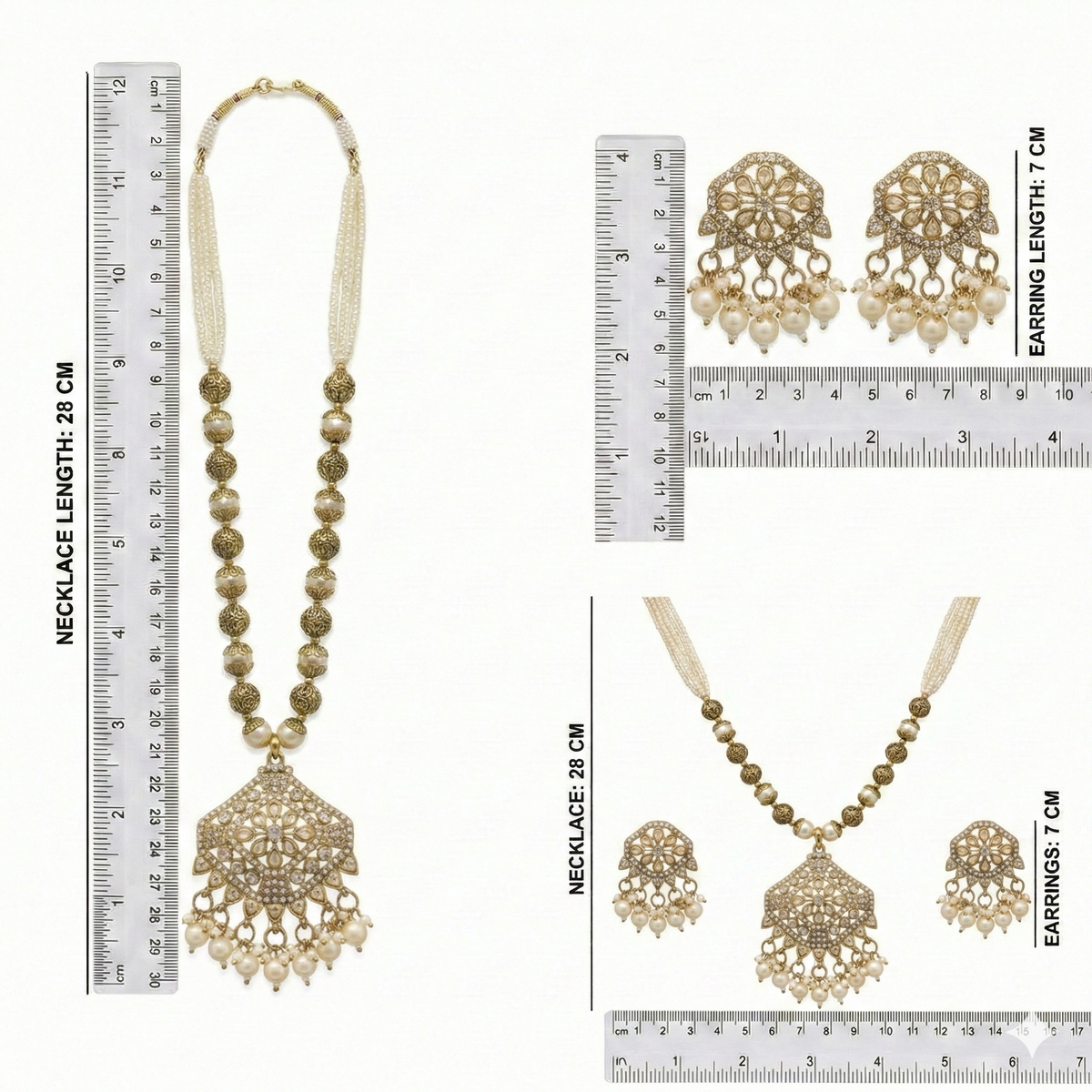 Pearl Necklace Set for women