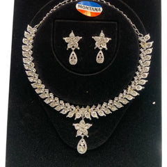 Rhodium Necklace Set for Women