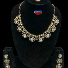 Mint Kundan Set for women