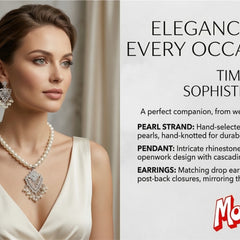 Pearl Necklace Set for Women