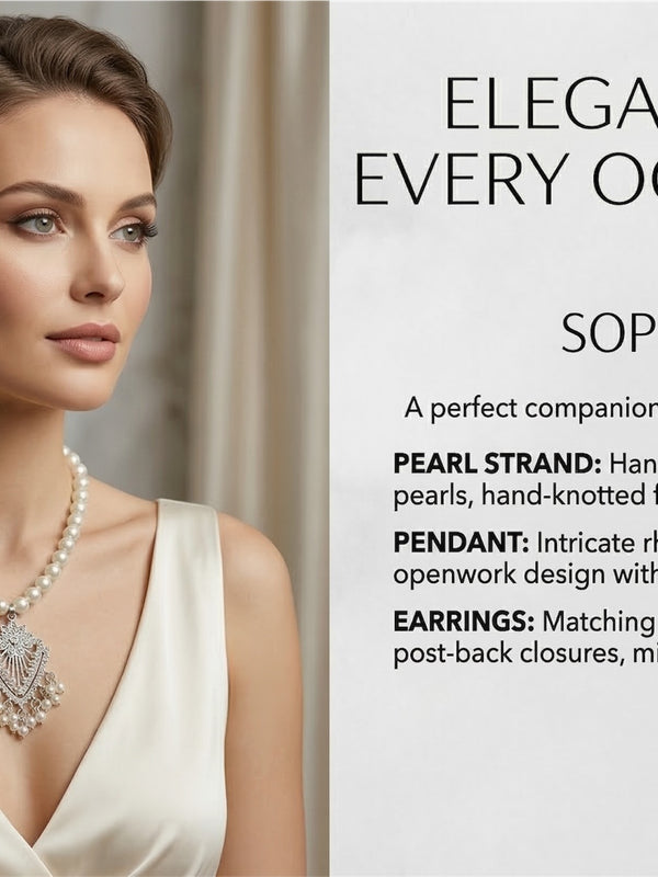 Pearl Necklace Set for Women