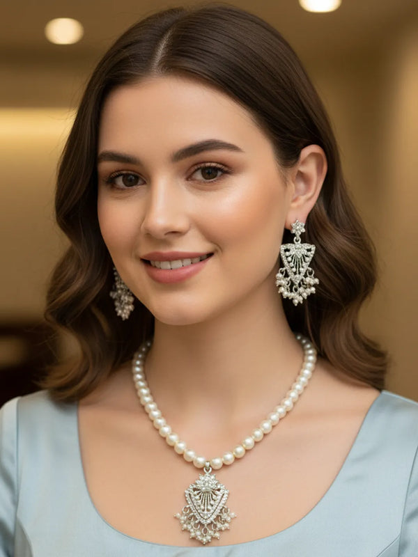 Pearl Necklace Set for Women