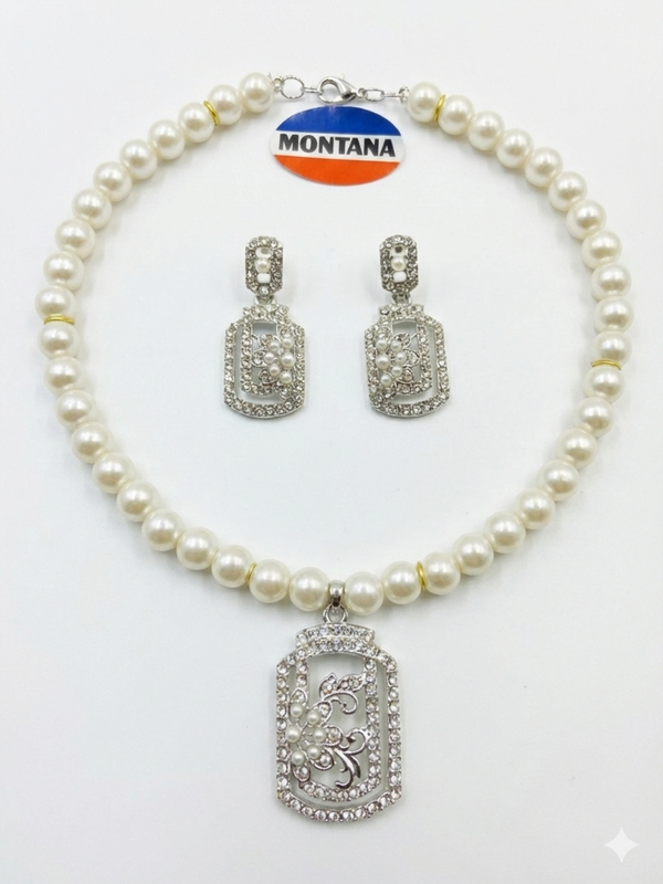 Pearl Necklace Set for women