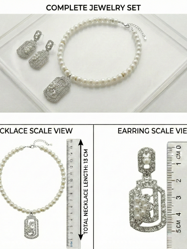 Pearl Necklace Set for women