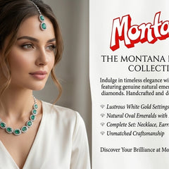 Mint Glass stone Necklace Set for women