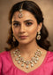 Green Kundan Necklace Set for Women