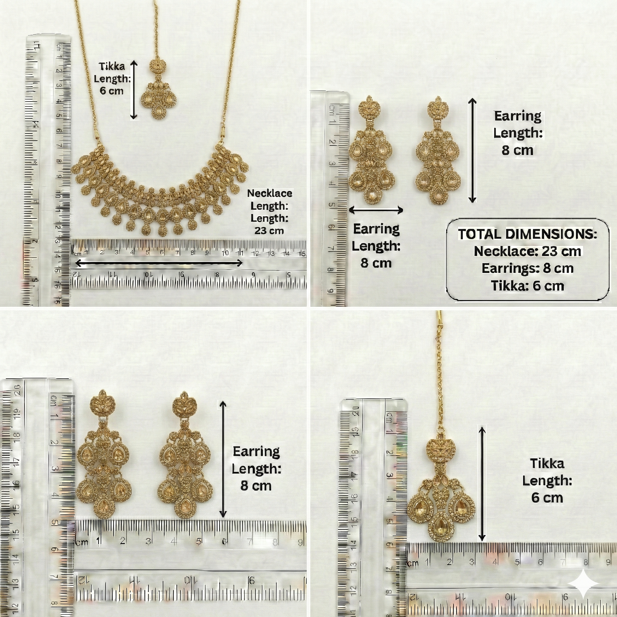 Mehandi Brass Glass Stone Choker Set For Women