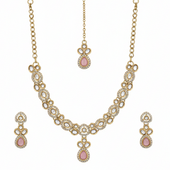 Pink Kundan Set for women