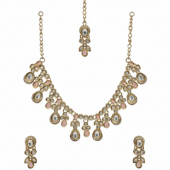Pink Kundan Set for women