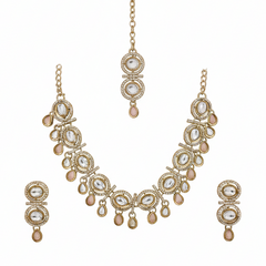 Pink Kundan Set for women