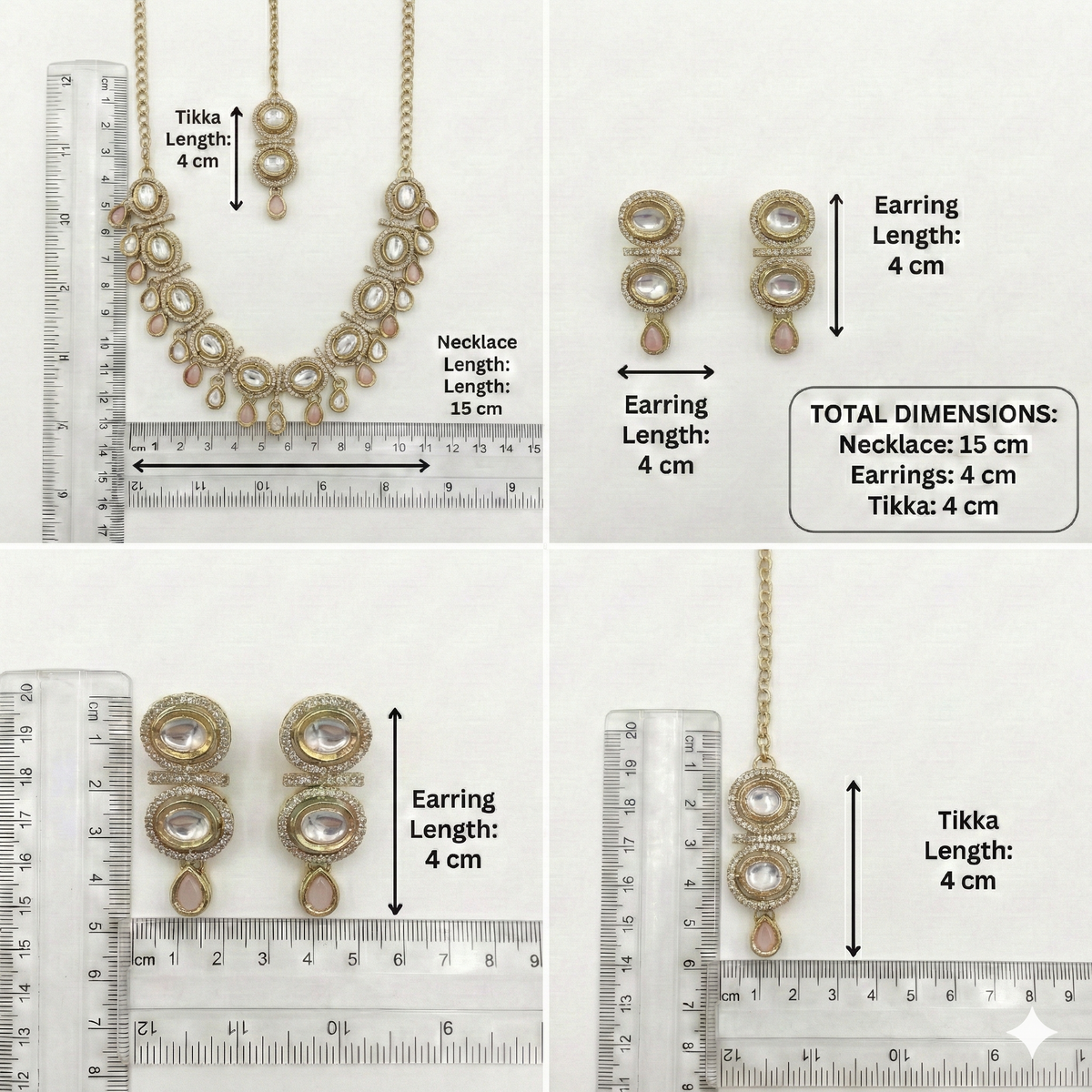 Pink Kundan Set for women
