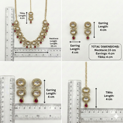 Ruby Kundan Set for women