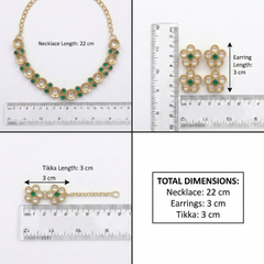 Green Kundan Set for women