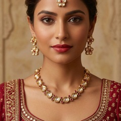 Ruby Kundan Set for women