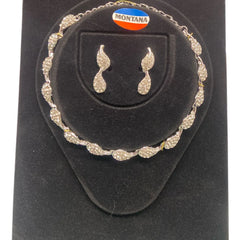 Rhodium Necklace Set for Women