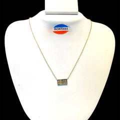 Anti Tarnish 11:11 pendant set for women