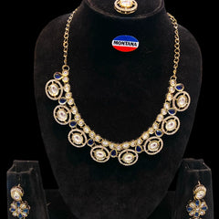 Montana Blue Kundan Set for Women
