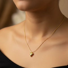 Brass Anti Tarnish Pendant Set For Women
