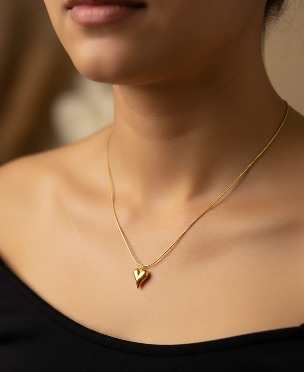 Brass Anti Tarnish Pendant Set For Women