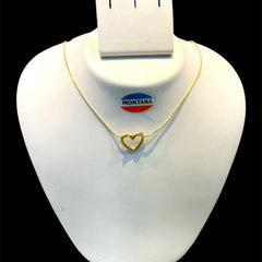 Brass Anti tarnish pendant set for women