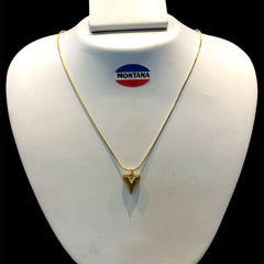 Brass Anti Tarnish Pendant Set For Women