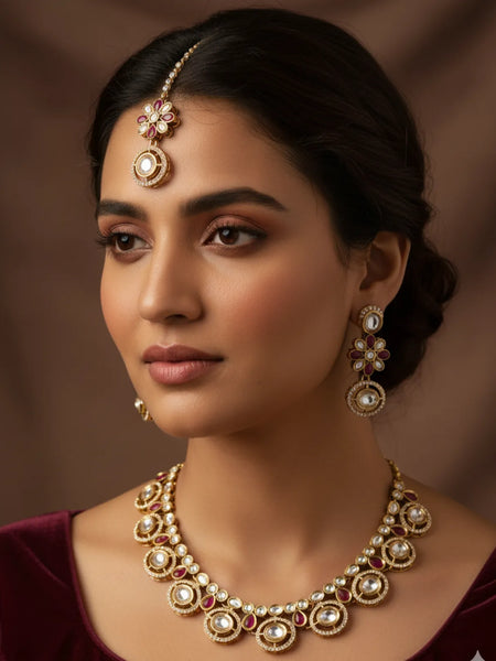 Ruby Kundan Set for Women