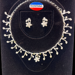 Rhodium Necklace Set for Women