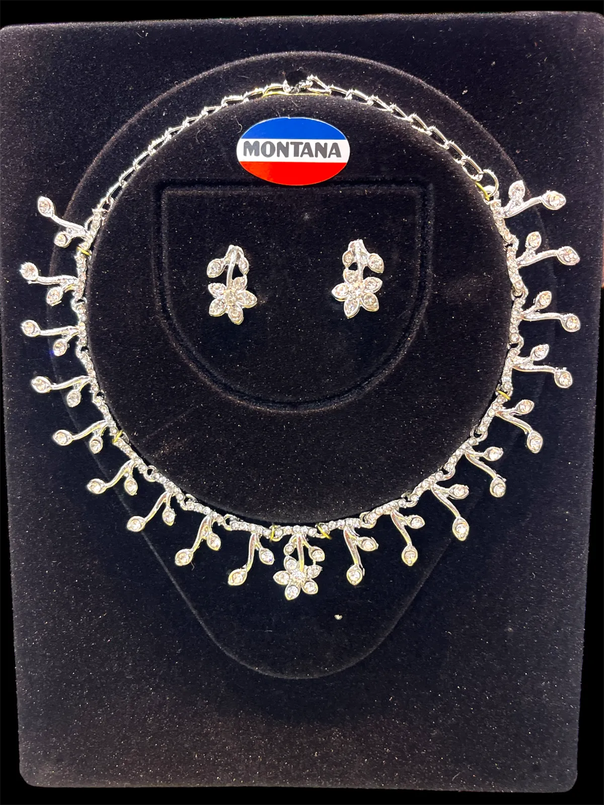 Rhodium Necklace Set for Women