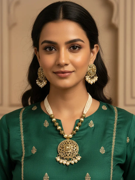 Pearl Necklace Set for Women