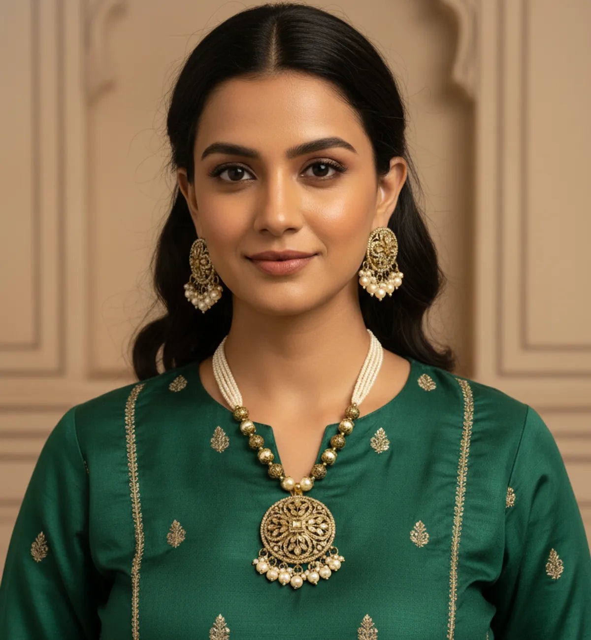Pearl Necklace Set for Women