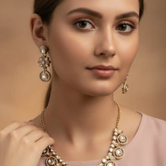Pink Kundan Set for Women