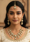Green Kundan Necklace Set for Women