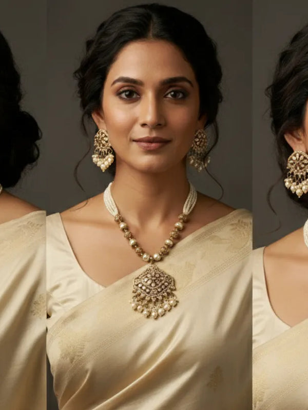 Pearl Necklace Set for women