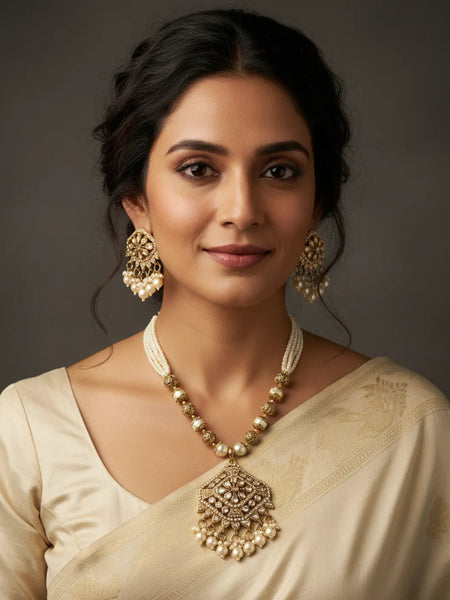Pearl Necklace Set for women