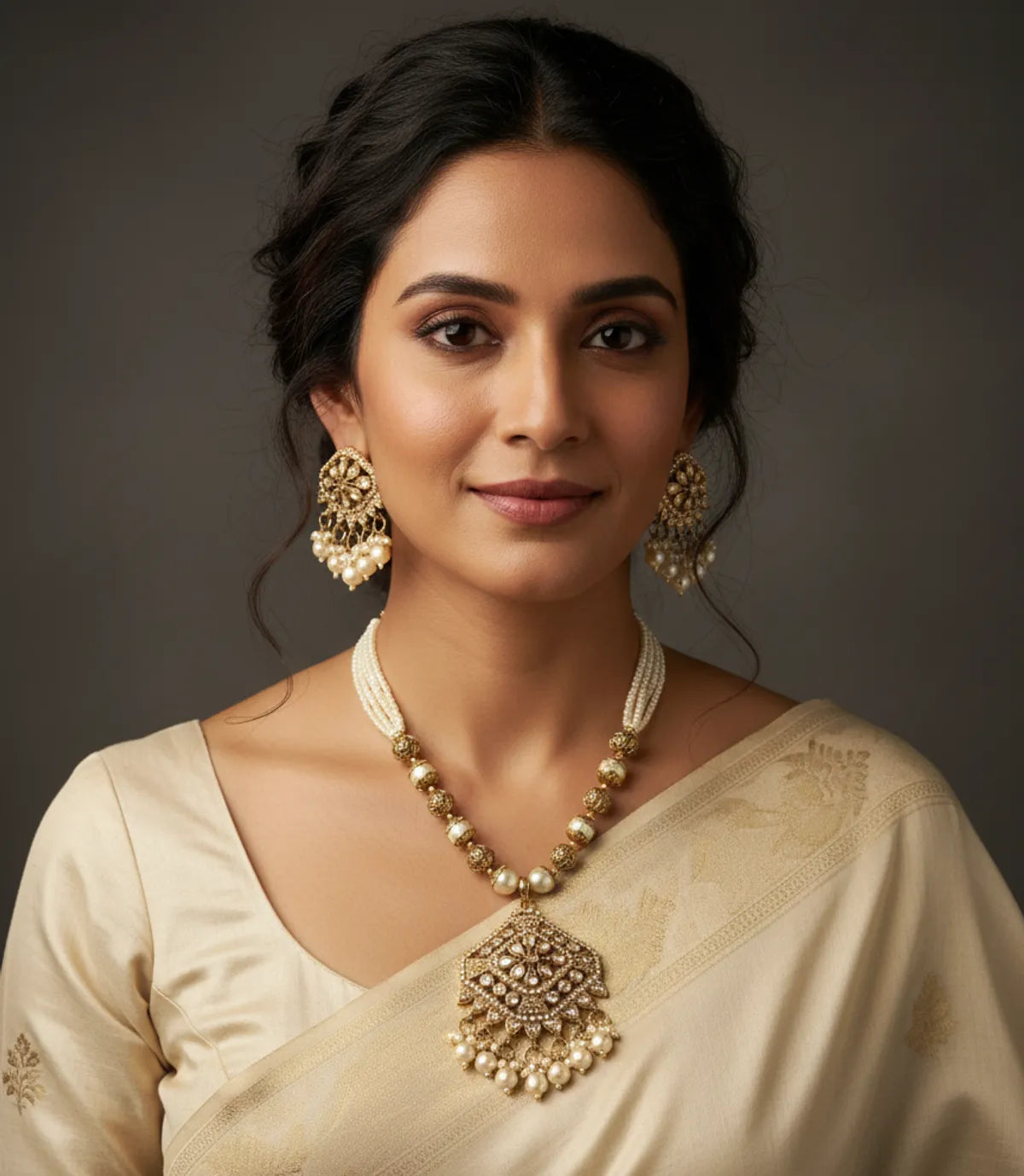 Pearl Necklace Set for women