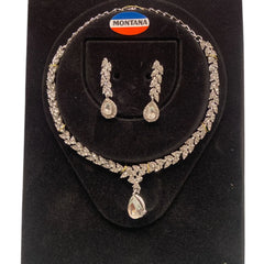 Rhodium Necklace Set for Women