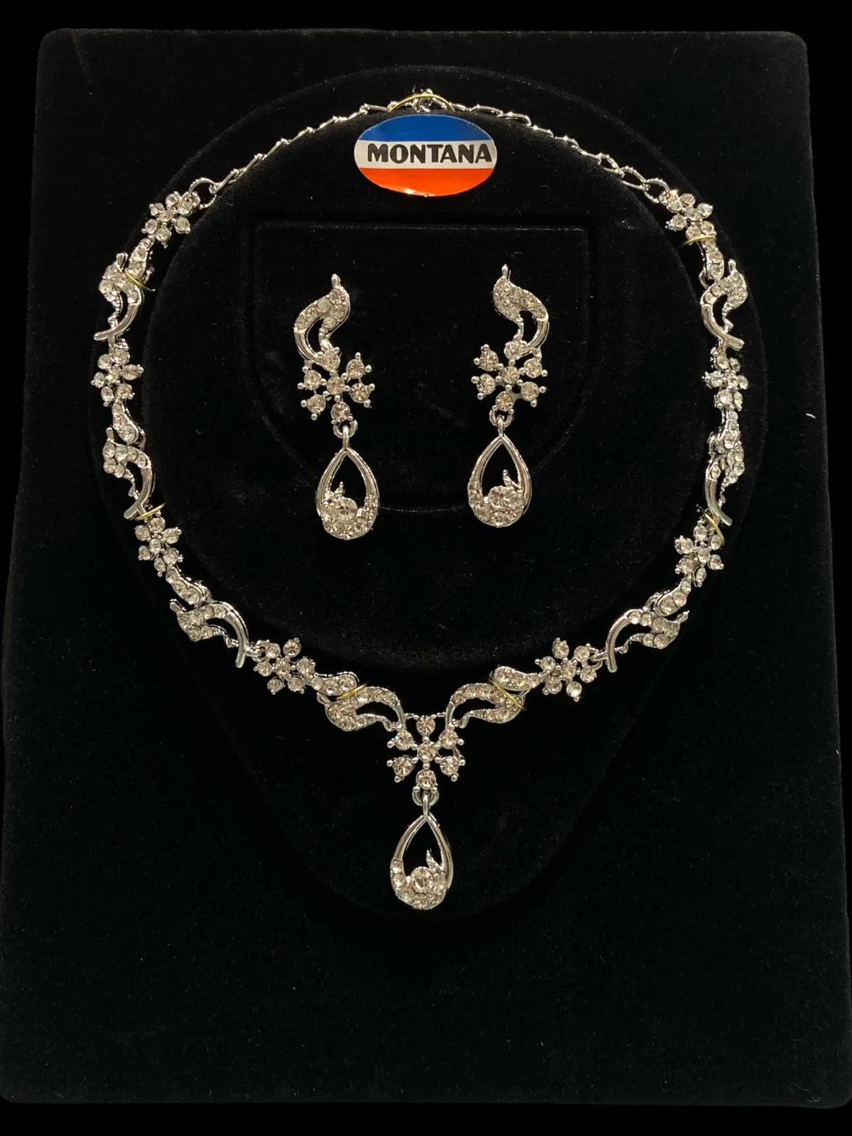 Rhodium Necklace Set for Women