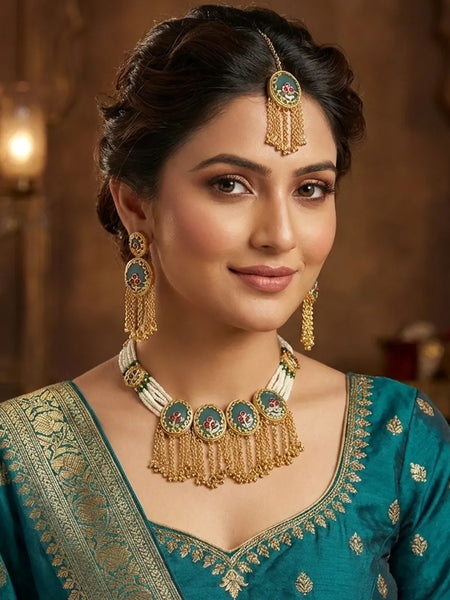 Heritage Kundan Choker Set for Women