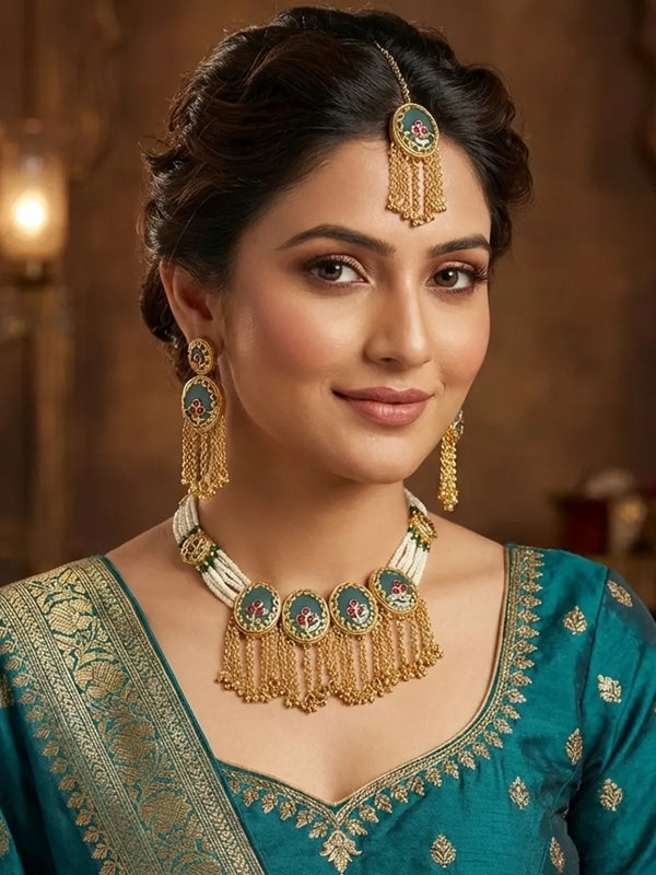 Heritage Kundan Choker Set for Women