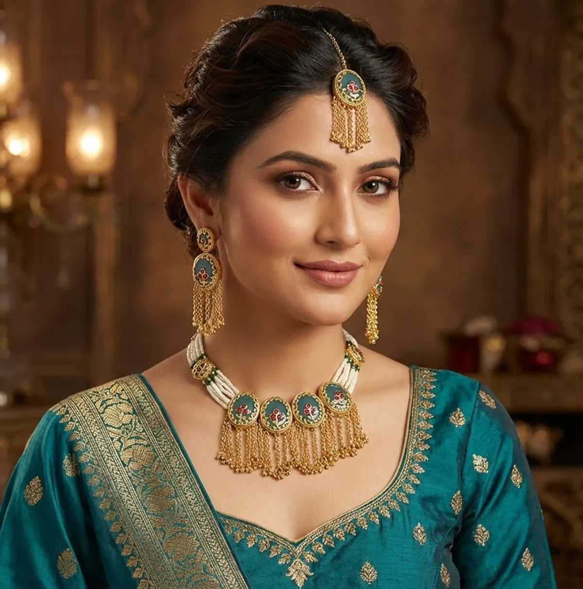 Heritage Kundan Choker Set for Women