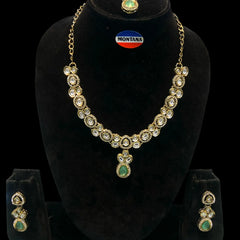 Mint Kundan Set for women