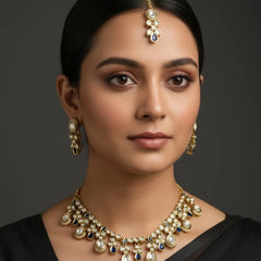 Montana Blue Kundan Set for women