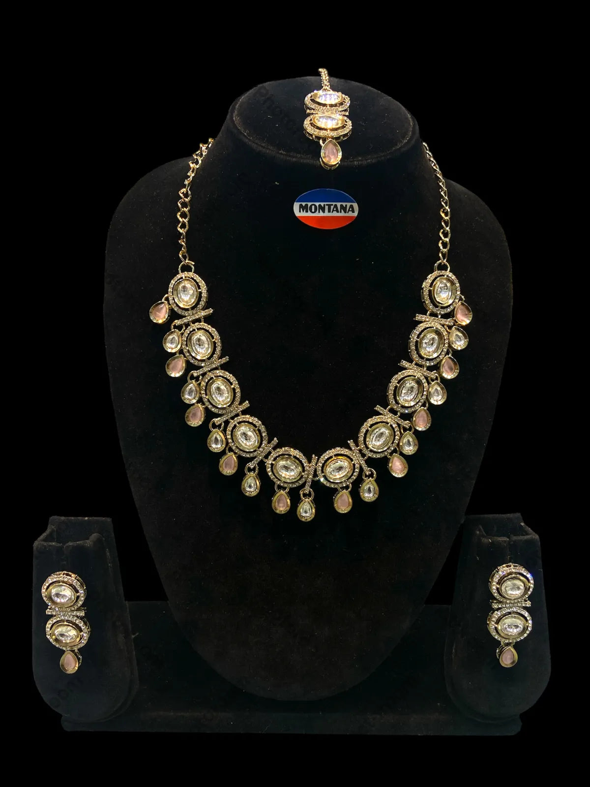 Pink Kundan Set for women
