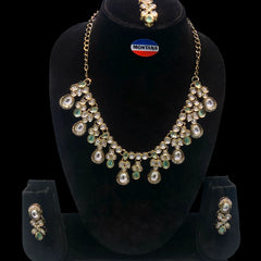 Mint Kundan Set for women