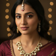 Ruby Kundan Set for women