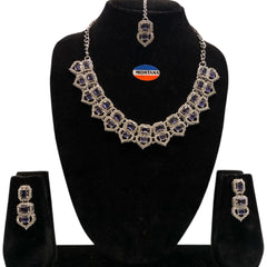 Wine Glass stone Necklace set for Women