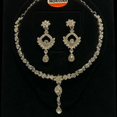 Rhodium Necklace Set for Women