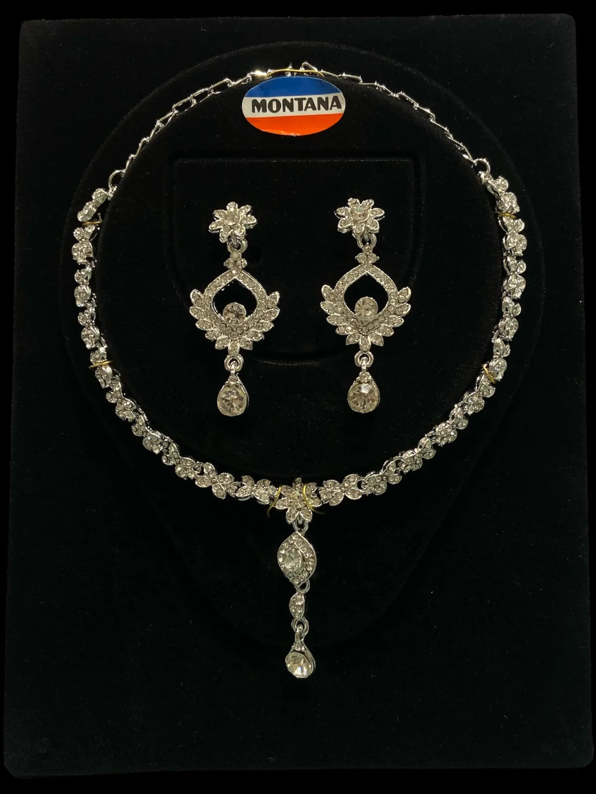 Rhodium Necklace Set for Women