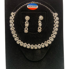 Rhodium Necklace Set for Women